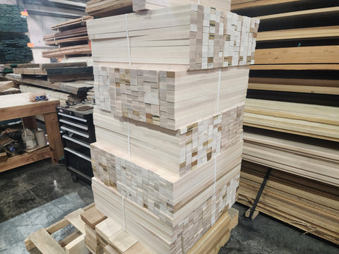 13/16th x 1.5 x 24" Maple bundle